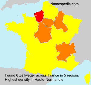 Surname Zellweger in France Surname Zellweger in France