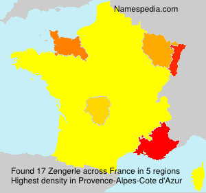 Surname Zengerle in France Surname Zengerle in France
