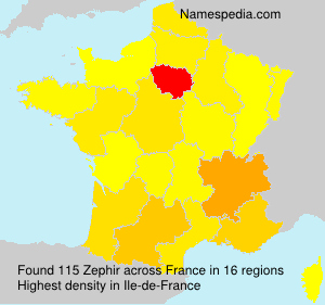 Surname Zephir in France Surname Zephir in France