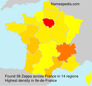 Surname Zeppa in France Surname Zeppa in France