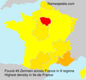 Surname Zermani in France Surname Zermani in France