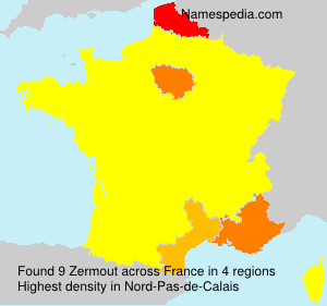 Surname Zermout in France Surname Zermout in France