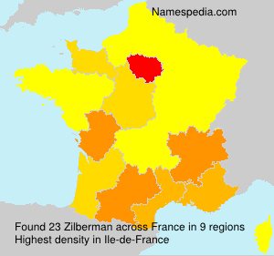 Surname Zilberman in France Surname Zilberman in France