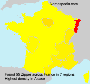 Surname Zipper in France Surname Zipper in France