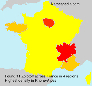 Surname Zolotoff in France Surname Zolotoff in France