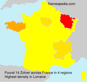 Surname Zolver in France Surname Zolver in France