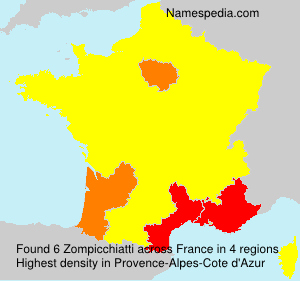 Surname Zompicchiatti in France Surname Zompicchiatti in France