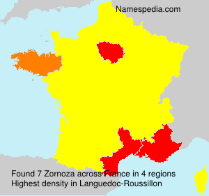 Surname Zornoza in France Surname Zornoza in France