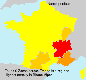 Surname Zosso in France