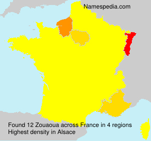 Surname Zouaoua in France Surname Zouaoua in France