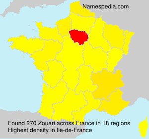 Surname Zouari in France Surname Zouari in France