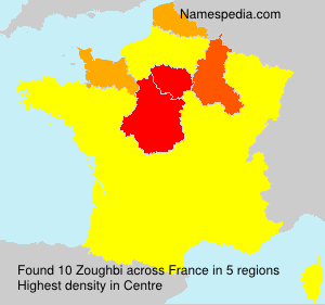 Surname Zoughbi in France Surname Zoughbi in France