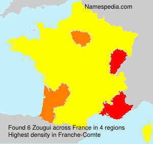 Surname Zougui in France Surname Zougui in France