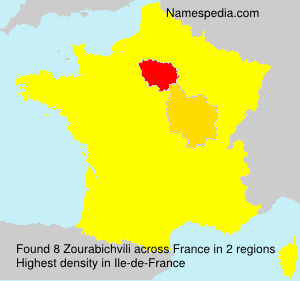 Surname Zourabichvili in France Surname Zourabichvili in France