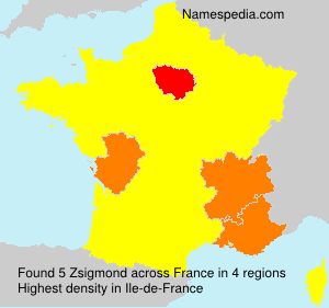 Surname Zsigmond in France Surname Zsigmond in France