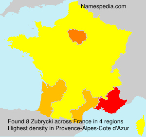 Surname Zubrycki in France Surname Zubrycki in France