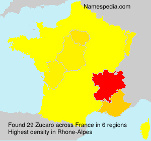 Surname Zucaro in France Surname Zucaro in France
