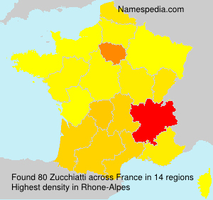 Surname Zucchiatti in France Surname Zucchiatti in France