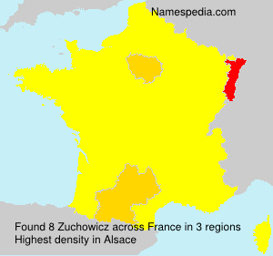 Surname Zuchowicz in France Surname Zuchowicz in France