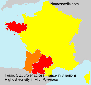 Surname Zuurbier in France Surname Zuurbier in France