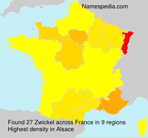 Surname Zwickel in France Surname Zwickel in France