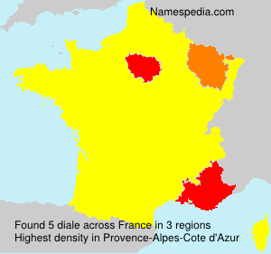 Surname diale in France Surname diale in France