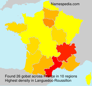 Surname gobat in France Surname gobat in France