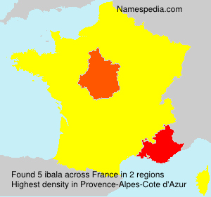 Surname ibala in France Surname ibala in France