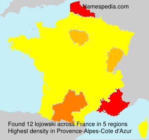 Surname lojowski in France Surname lojowski in France