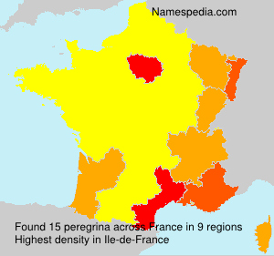 Surname peregrina in France Surname peregrina in France