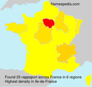 Surname rappaport in France Surname rappaport in France