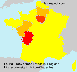 Surname rosy in France Surname rosy in France