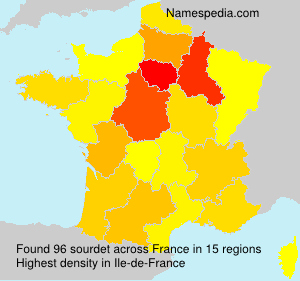 Surname sourdet in France Surname sourdet in France