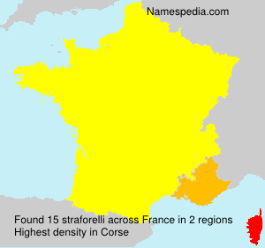 Surname straforelli in France Surname straforelli in France