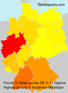 Surname Abazi in Germany Surname Abazi in Germany