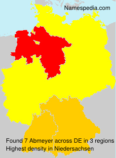 Surname Abmeyer in Germany Surname Abmeyer in Germany
