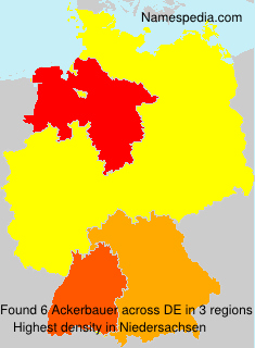 Surname Ackerbauer in Germany Surname Ackerbauer in Germany