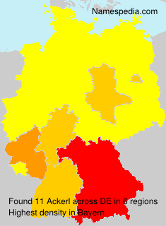 Surname Ackerl in Germany Surname Ackerl in Germany