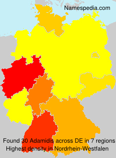 Surname Adamidis in Germany Surname Adamidis in Germany