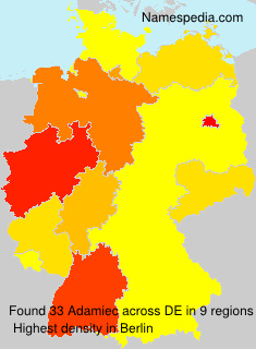 Surname Adamiec in Germany Surname Adamiec in Germany