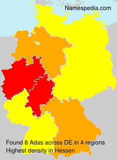 Surname Adas in Germany Surname Adas in Germany