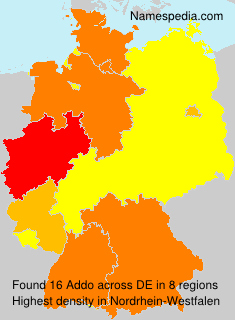 Surname Addo in Germany Surname Addo in Germany