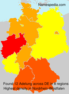 Surname Adelung in Germany Surname Adelung in Germany