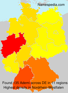 Surname Ademi in Germany Surname Ademi in Germany
