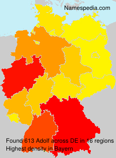 Surname Adolf in Germany Surname Adolf in Germany