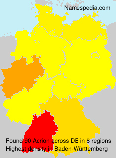 Surname Adrion in Germany Surname Adrion in Germany
