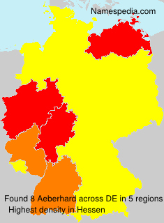 Surname Aeberhard in Germany Surname Aeberhard in Germany