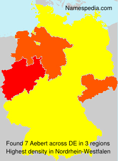 Surname Aebert in Germany Surname Aebert in Germany