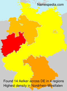 Surname Aelker in Germany Surname Aelker in Germany