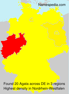 Surname Agata in Germany Surname Agata in Germany